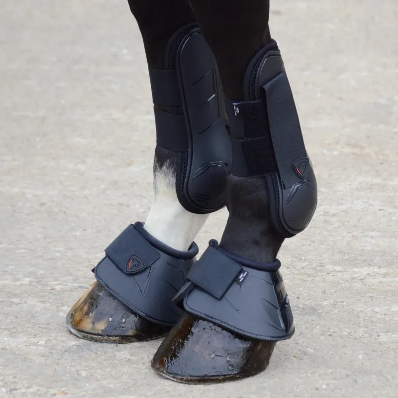 Hy Equestrian Armour Guard Pro Reaction Overreach Boots - Black-3